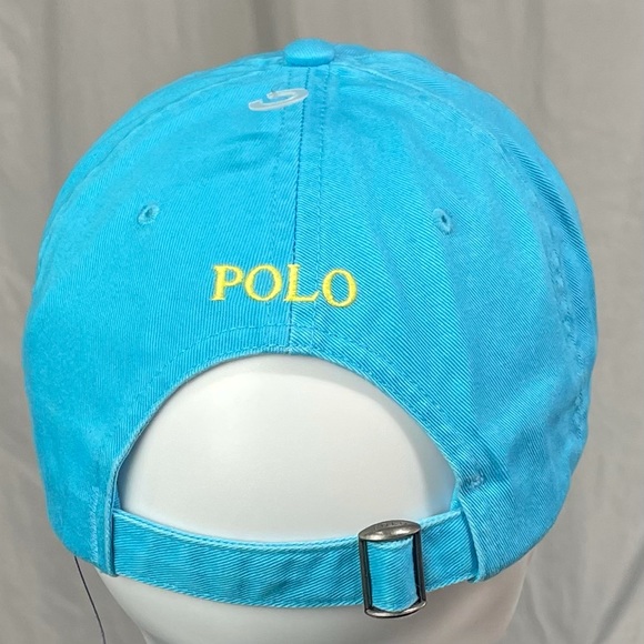 🐎New Polo Ralph Lauren Blue Adjustable Hat Cap - Picture 2 of 3
